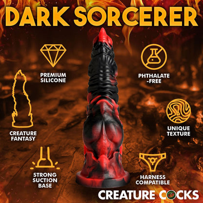 Zakar Makhluk - Dildo Cawan Sedutan Silikon Mephisto 7.3 Inci