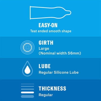 Durex - Kondom Comfort XL Easy On 3 pcs