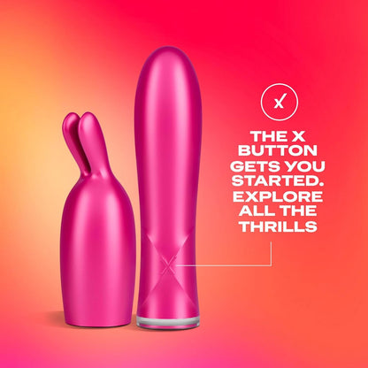 Durex - Play 2in1 Vibrator dan Tip Pemancing Rangsangan Klitoral dan G-spot