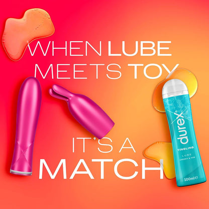 Durex - Play 2in1 Vibrator dan Tip Pemancing Rangsangan Klitoral dan G-spot