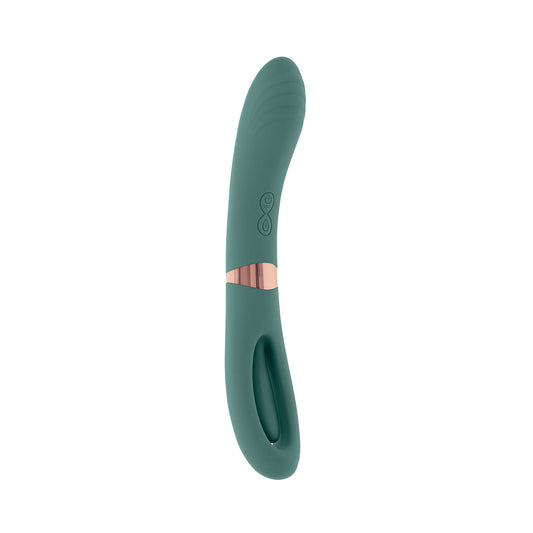 Evolved - Chick Flick Curved Silicone G-spot and Clitoral Vibrator