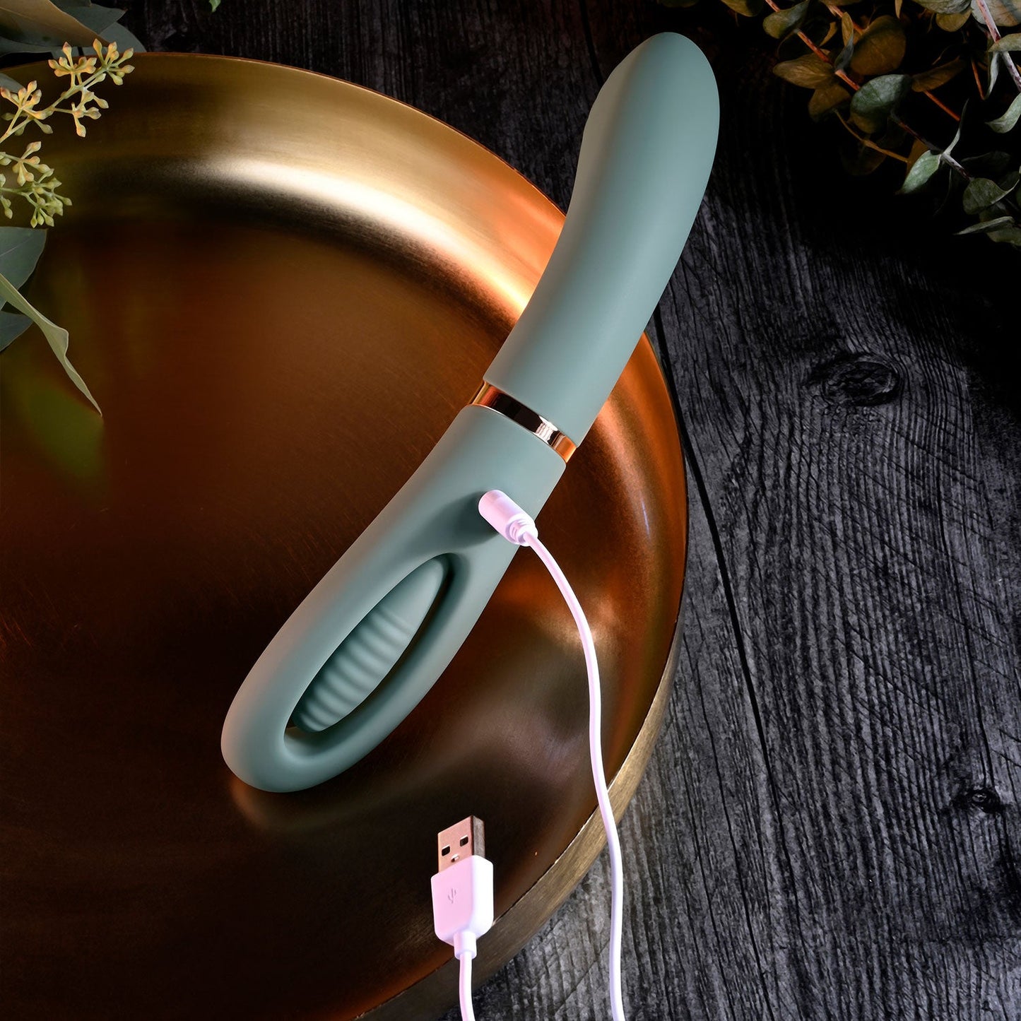 Evolved - Chick Flick Curved Silicone G-spot and Clitoral Vibrator