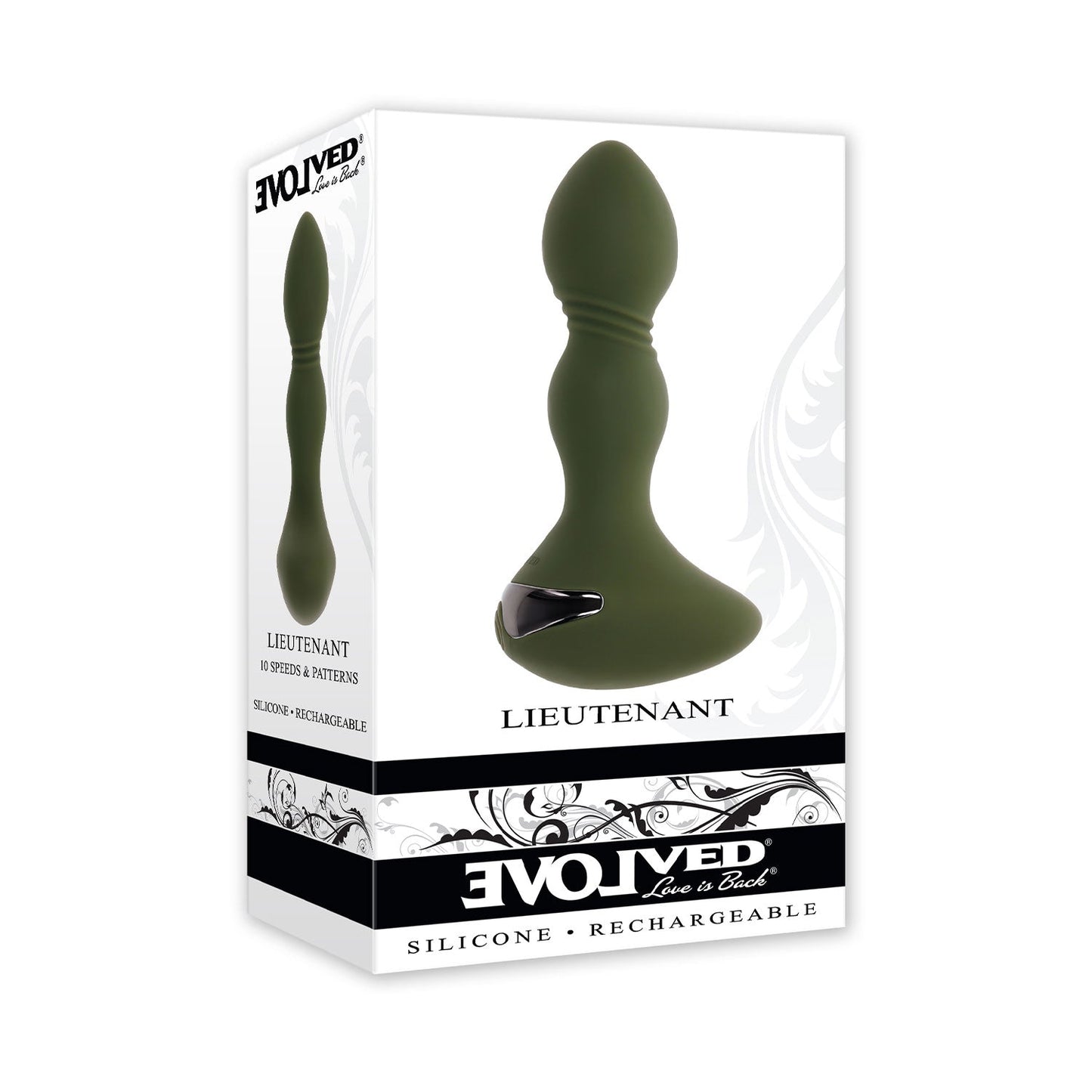 Evolved - Lieutenant Rechargeable Silicone Vibrating Anal Plug