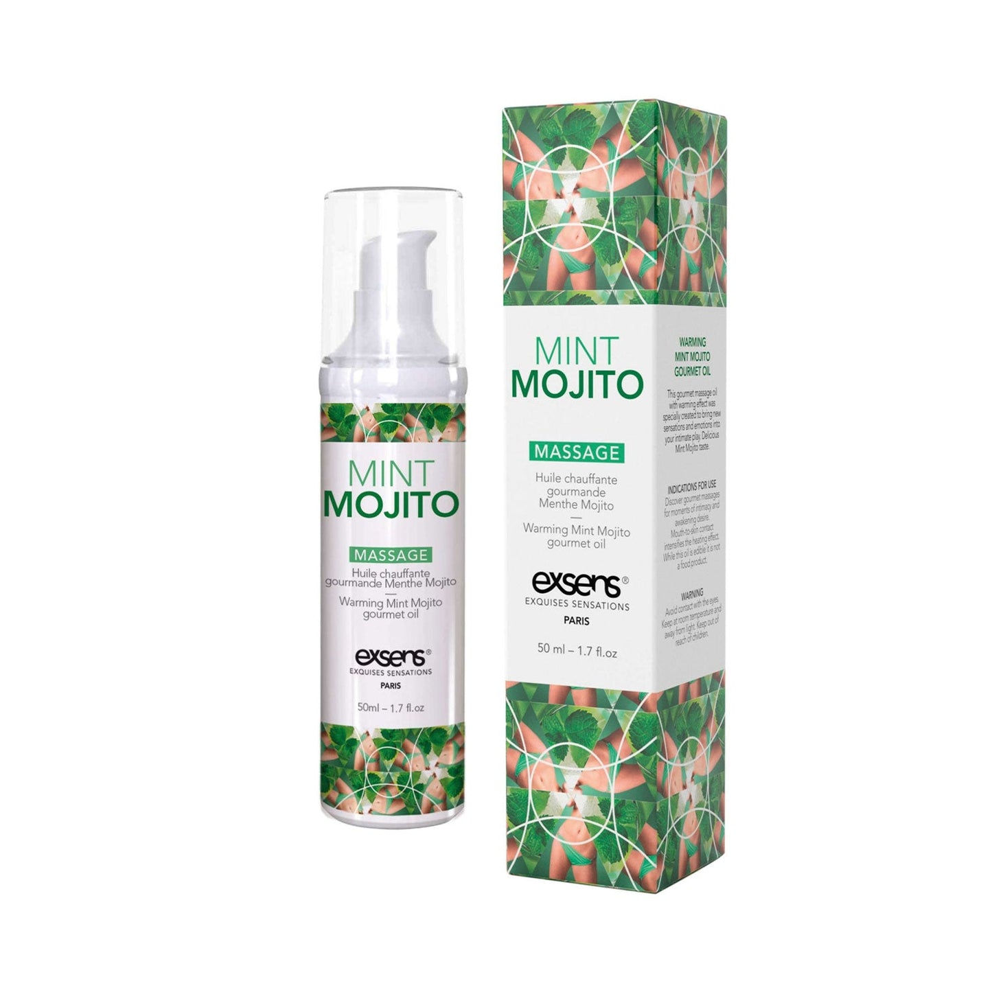 Exsens - Mint Mojito Scented Warming Massage Oil 50 ml