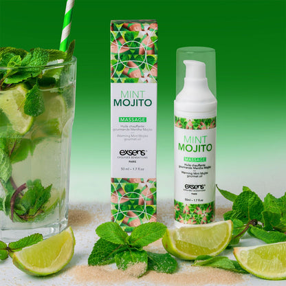 Exsens - Minyak Urut Pemanas Beraroma Mint Mojito 50 ml