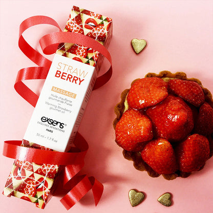 Exsens - Minyak Urut Intim Pemanas Strawberi 50ml