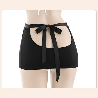 Fee Et Moi - Set Lingeri Halter Ikat Reben Setiausaha Chic