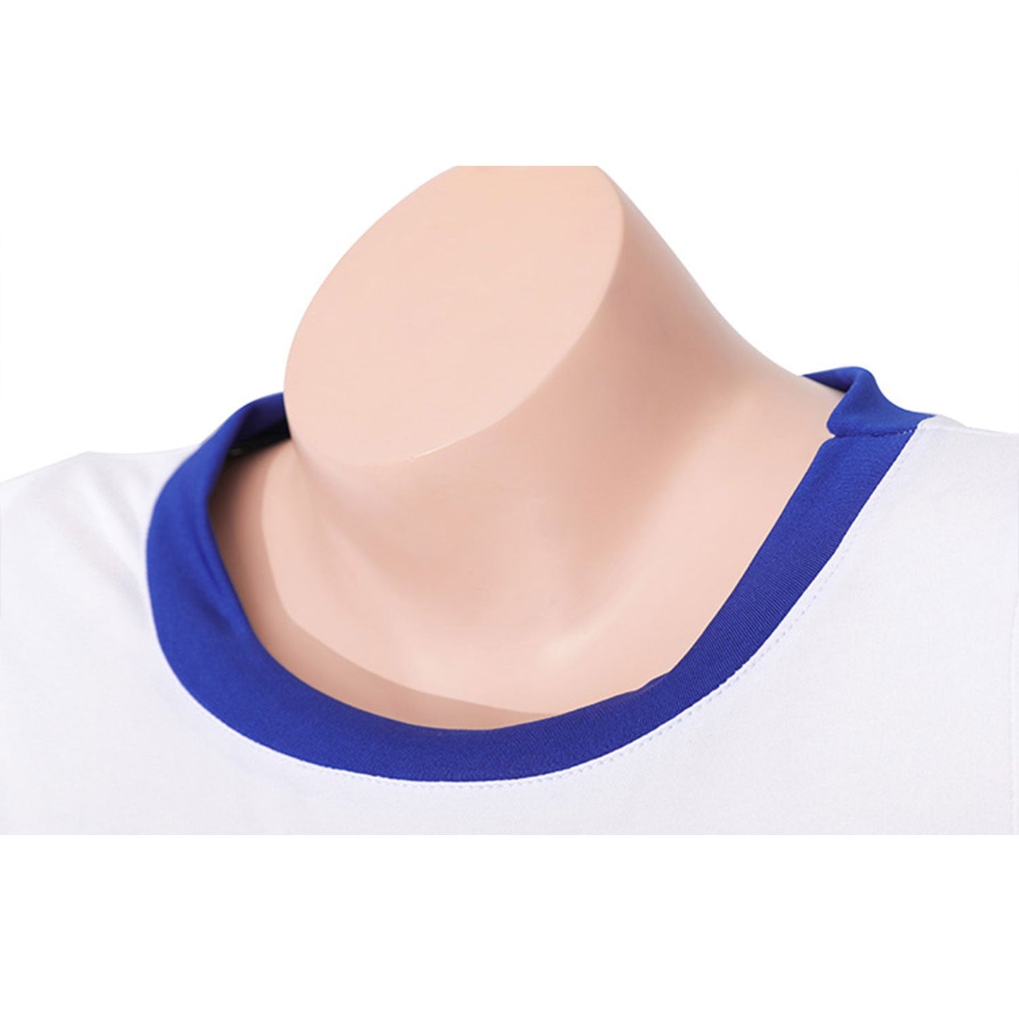 Fee Et Moi - Sporty Chic Cutout Bodysuit White/Blue