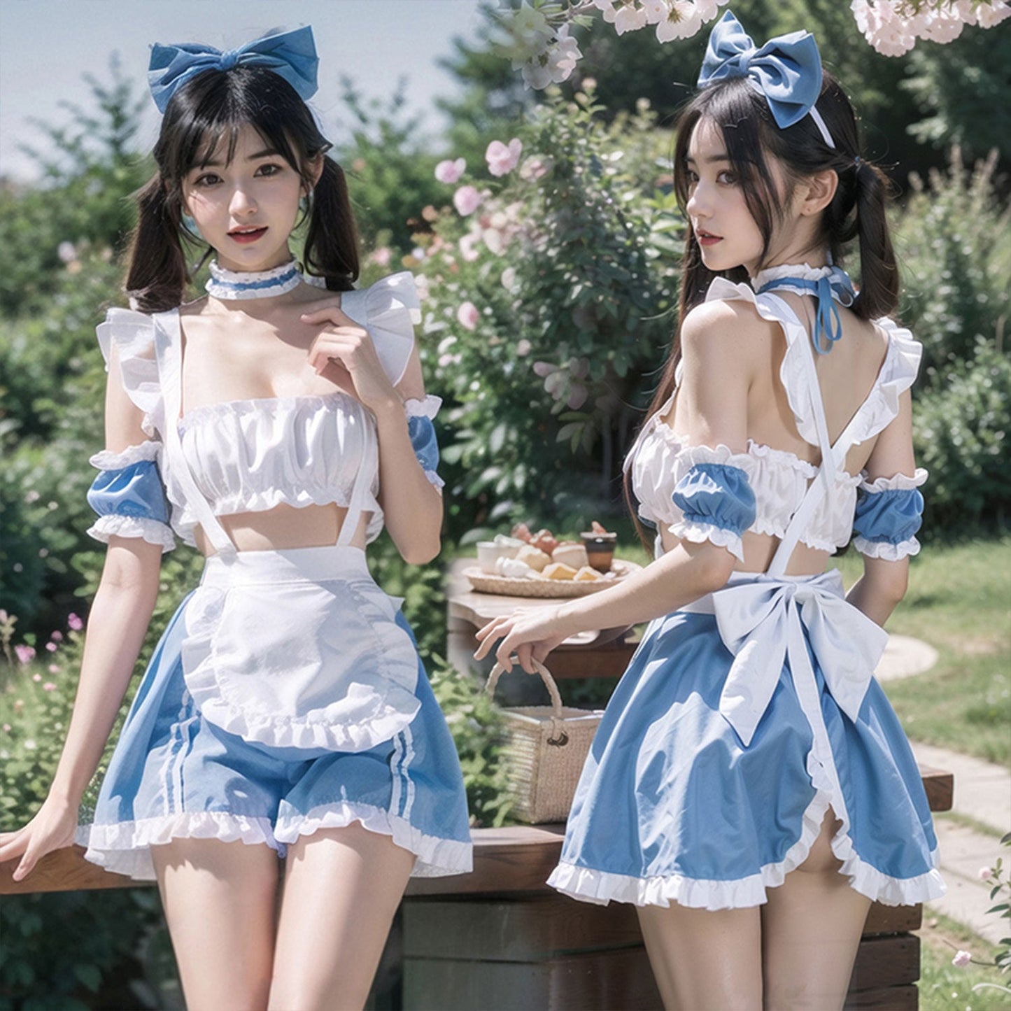 Fee Et Moi - One Size Enchanting Alice Maid Lingerie Set
