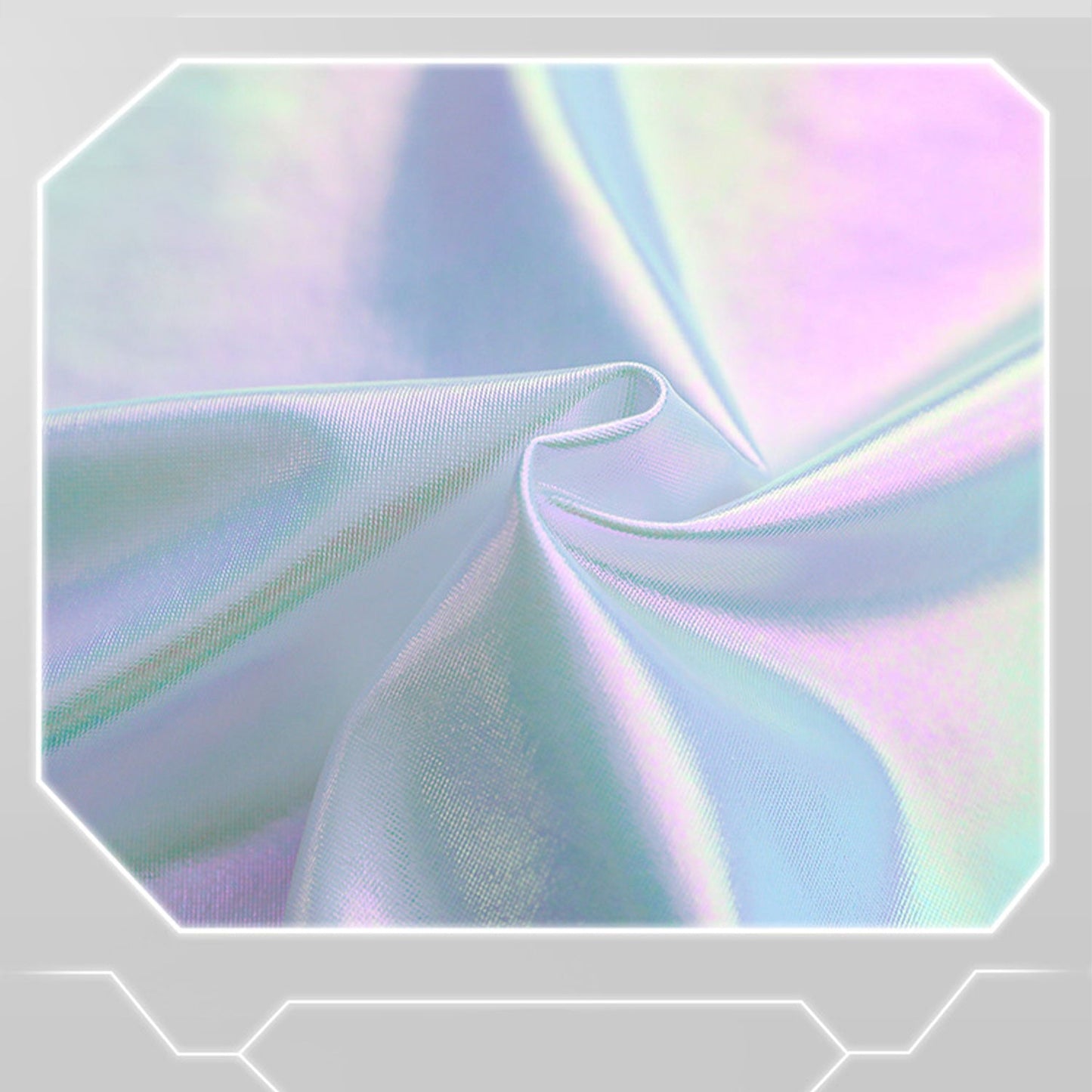 Fee Et Moi - Lustrous Holographic Cat-Ear Lingerie Set One Size