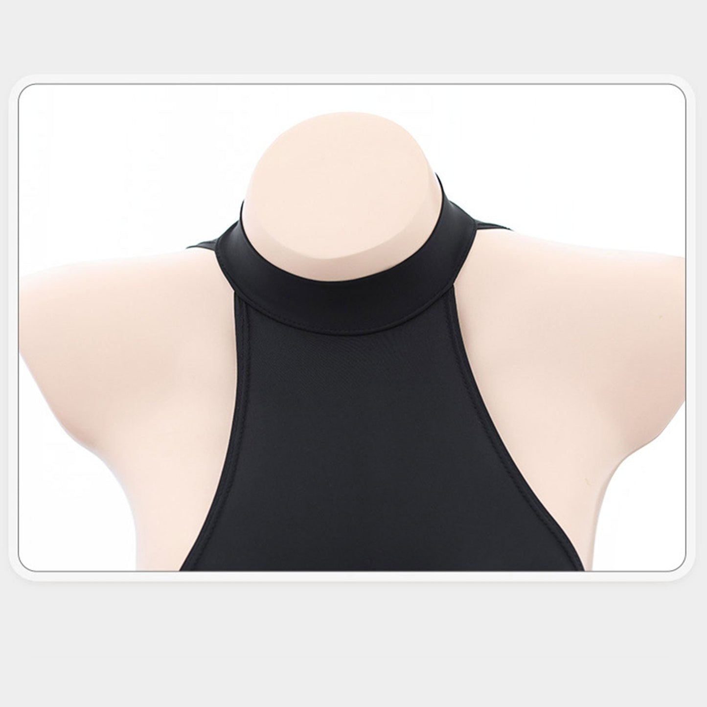 Fee Et Moi - Ice Silk Sexy Scoopback Dress with Matching Panty Grey