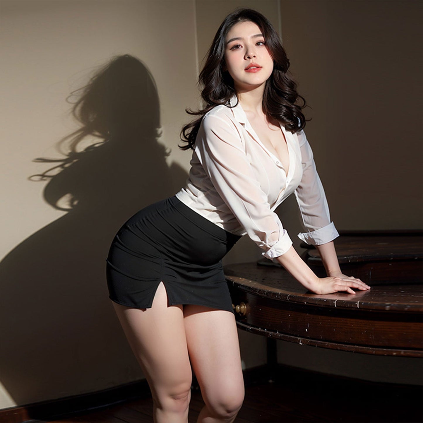 Fee Et Moi - Sultry Office Temptation Secretary Uniform Set Large