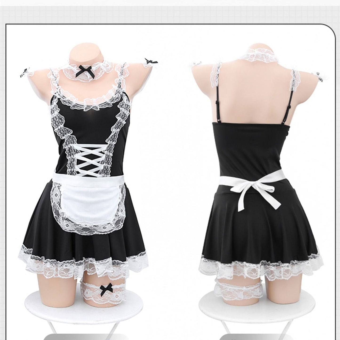 Fee Et Moi - Mischievous Bustier French Maid Uniform Set