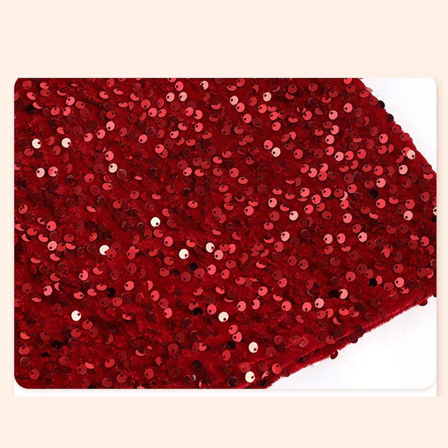 Fee Et Moi - Santa Flirty Red Sequin Bunny Lingerie Set
