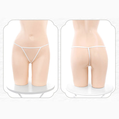 Fee Et Moi - Lingerie Cheongsam Putih Renda Bunga Jarang Bergaya Saiz Percuma