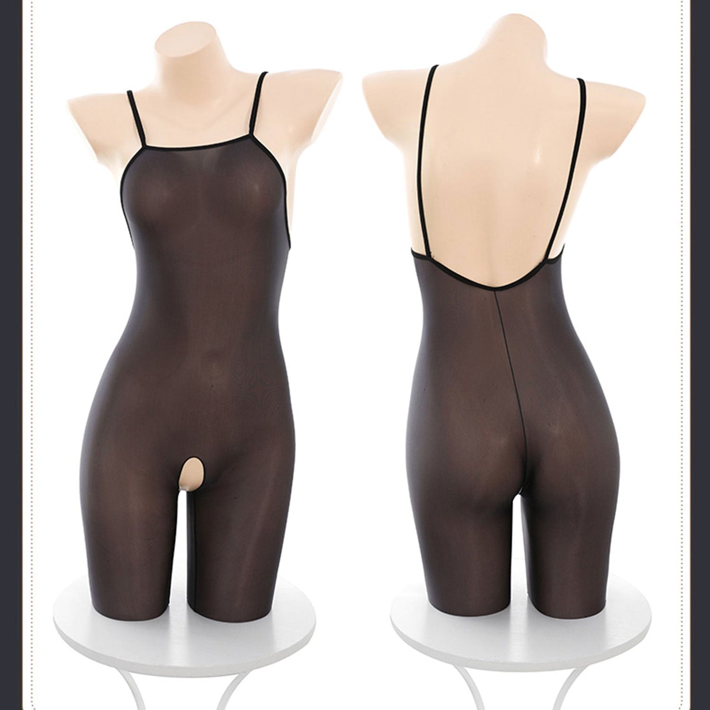 Fee Et Moi - Sinfully Seductive Crotchless Nun Lingerie Set One Size