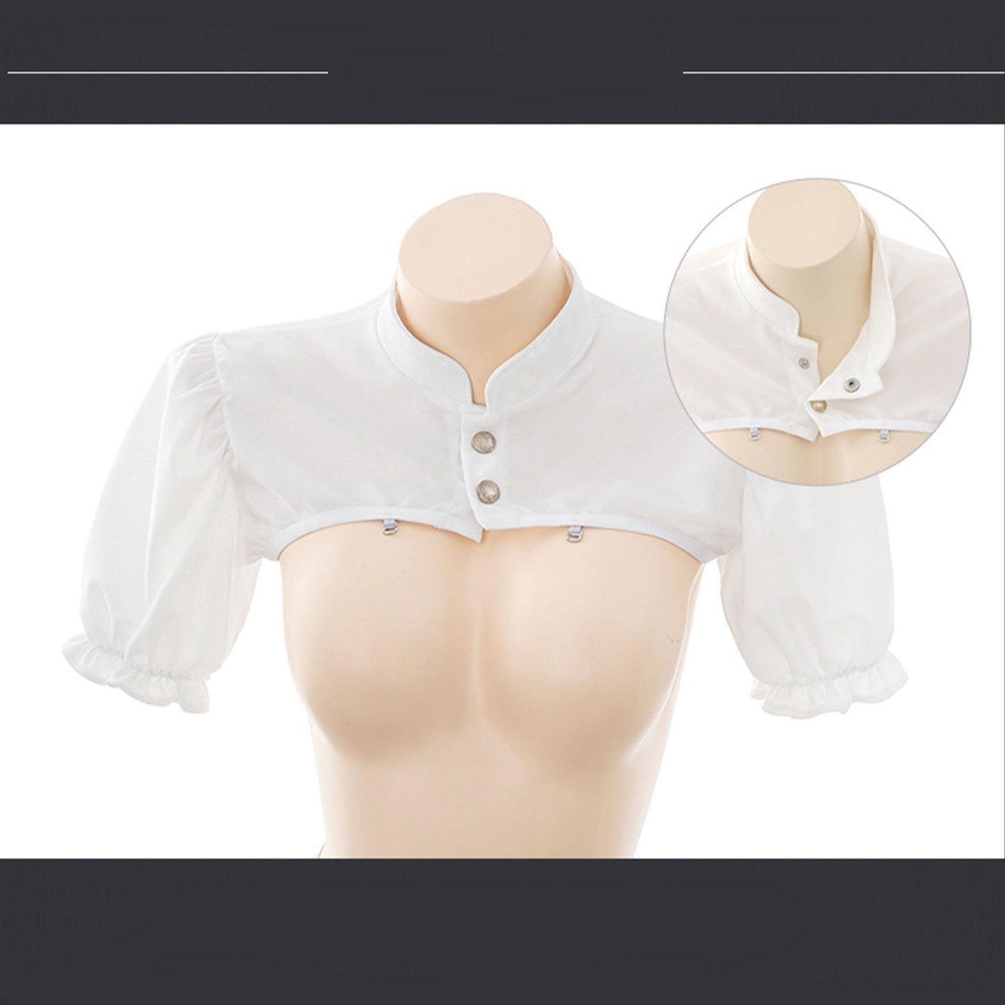 Fee Et Moi - Sinfully Seductive Crotchless Nun Lingerie Set One Size