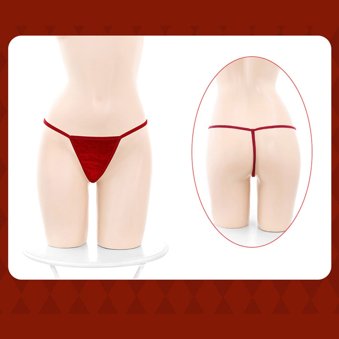 Fee Et Moi - Sleigh All Night Santa Sweet Velvet Lingerie Set