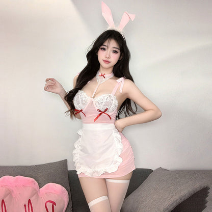 Fee Et Moi - Set Lingerie Jarang Pesona Arnab Comel Saiz Universal