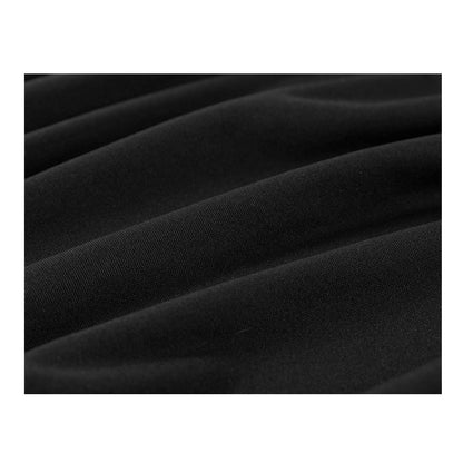 Fee Et Moi - Gaun Tidur Hitam Bercelana V-Neck Drape Seksi dengan Tali Boleh Laras Saiz Bebas