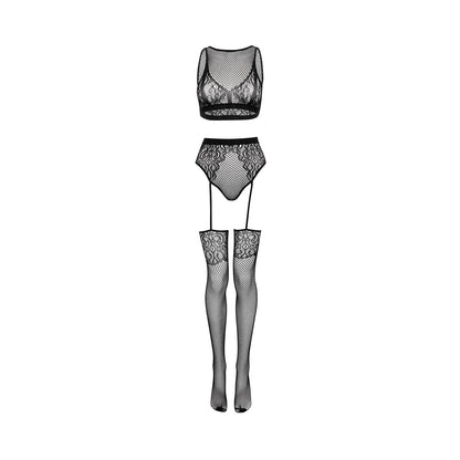 Fifty Shades of Grey - Set Bra Lubang Kunci Renda Hitam Memukau Satu Saiz