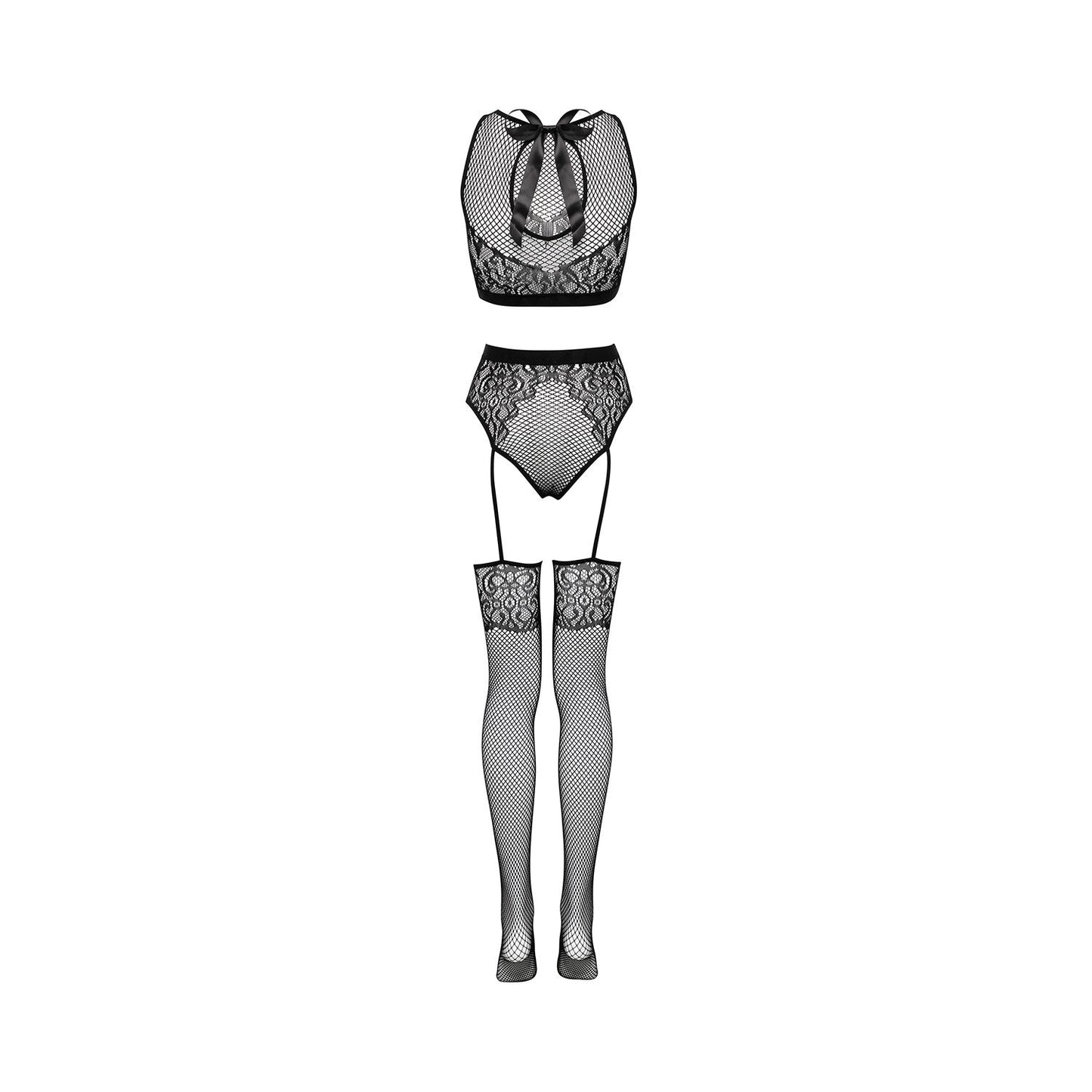 Fifty Shades of Grey - Captivate Black Lace Keyhole Bra Set One Size