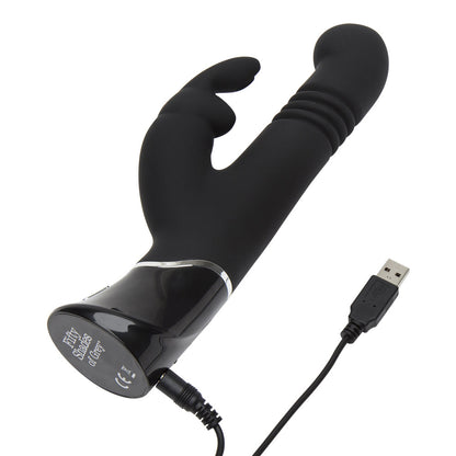 Fifty Shades Of Grey - Greedy Girl Rechargeable Thrusting Rabbit Vibrator