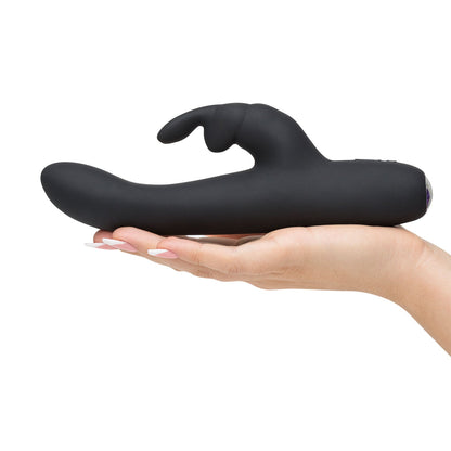 Fifty Shades Of Grey - Greedy Girl Rechargeable Slimline Rabbit Vibrator