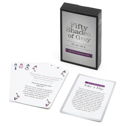 Fifty Shades of Grey - Play Nice Talk Dirty Kad Inspirasi