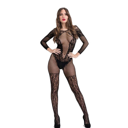 Fifty Shades of Grey - Menawan Bodystocking Pukul Hitam (Satu Saiz)