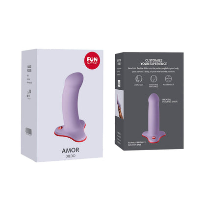 Fun Factory – Dildo Silikon Amor Sesuai Tali pinggang dengan Cawan Sedutan