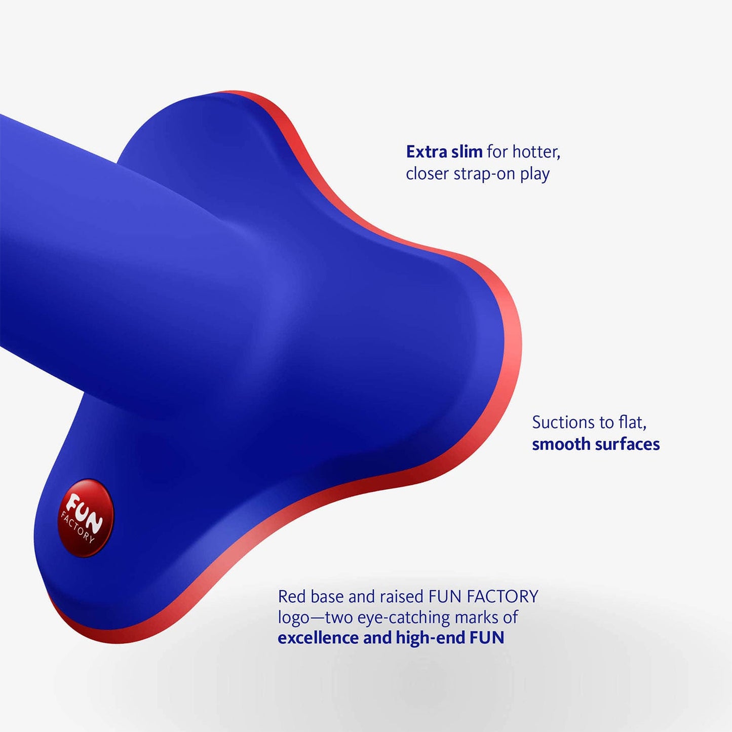 Fun Factory - Limba Flex Bendable 4.7-inch Silicone Dildo with Suction Cup Small