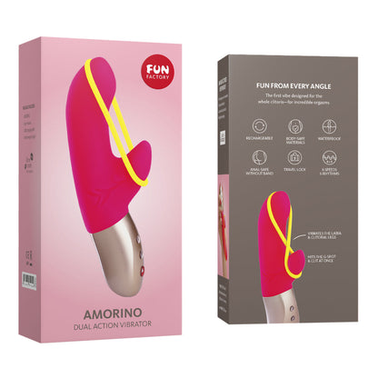 Fun Factory - Minivibes Amorino Rechargeable Rabbit Vibrator Red