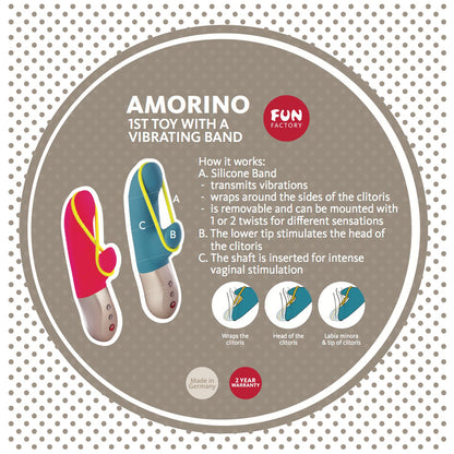 Fun Factory - Minivibes Amorino Rechargeable Rabbit Vibrator Red