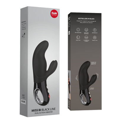 Fun Factory - Vibrator Arnab Boleh Dicas Semula Miss Bi Hitam