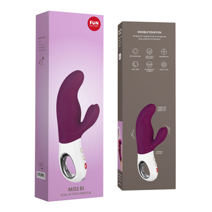Fun Factory - Miss Bi Vibrator Arnab Boleh Dicas Semula Ungu