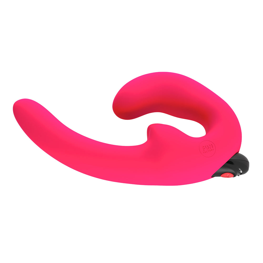 Fun Factory - Sharevibe Vibrating Strapless Dildo Couple Toy For Lesbians Pink
