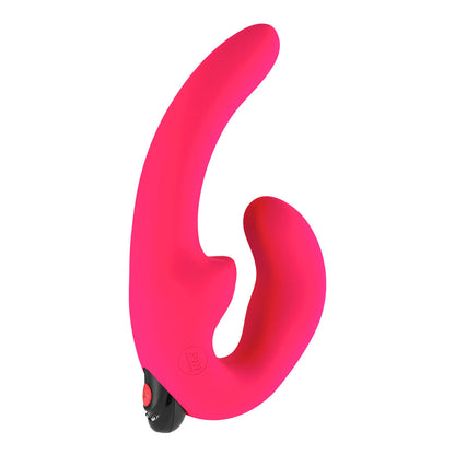 Fun Factory - Sharevibe Vibrating Strapless Dildo Couple Toy For Lesbians Pink