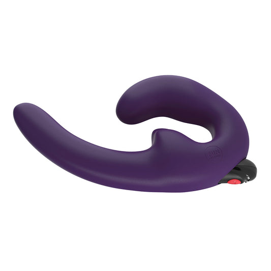 Fun Factory - Sharevibe Vibrating Strapless Dildo Couple Toy For Lesbians Purple