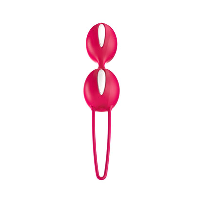 Fun Factory - Smartballs Duo Pemberat Kegel Exerciser Merah Jambu