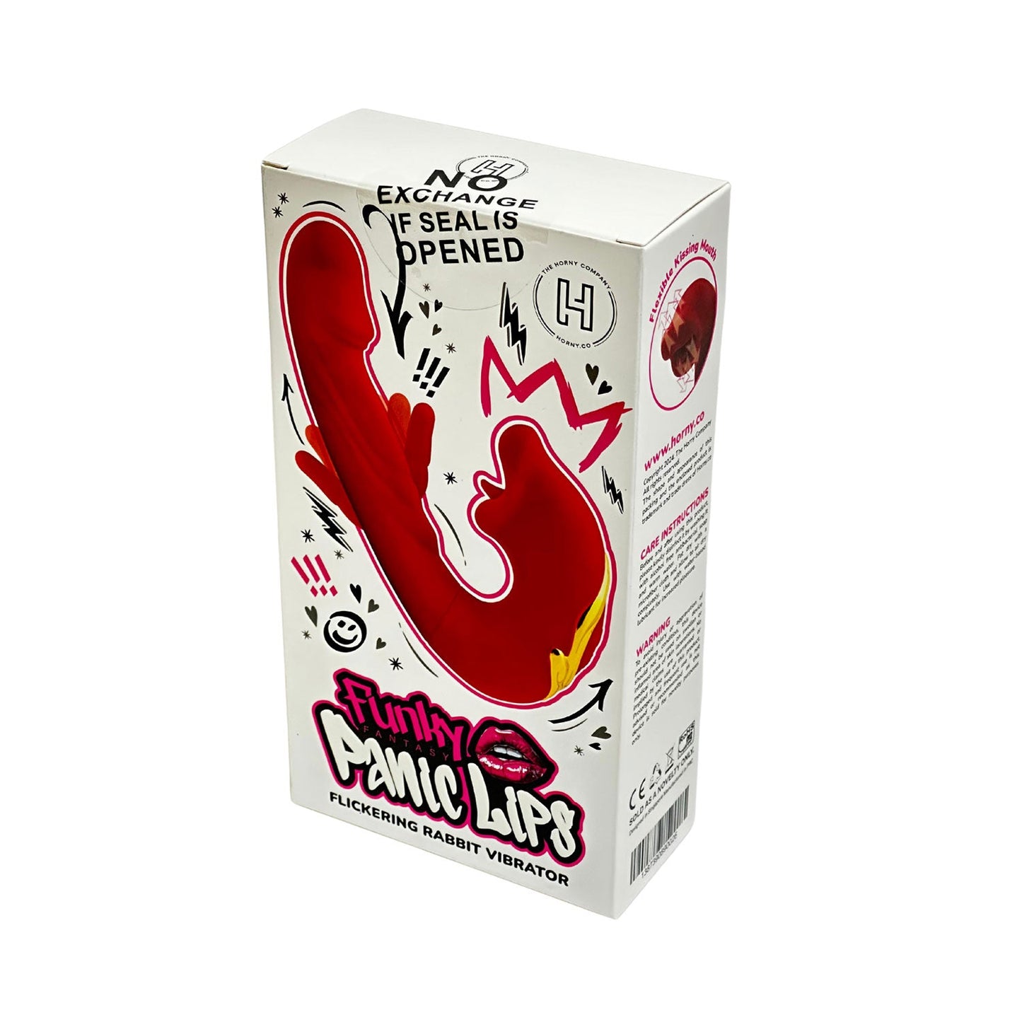 Funky Fantasy - Panic Lips Flickering Rabbit Vibrator