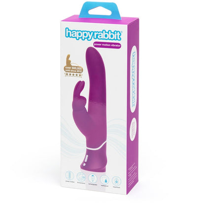 Happy Rabbit - Vibrator Arnab Pulsator Gerakan Kuasa Lengkung Warna Ungu