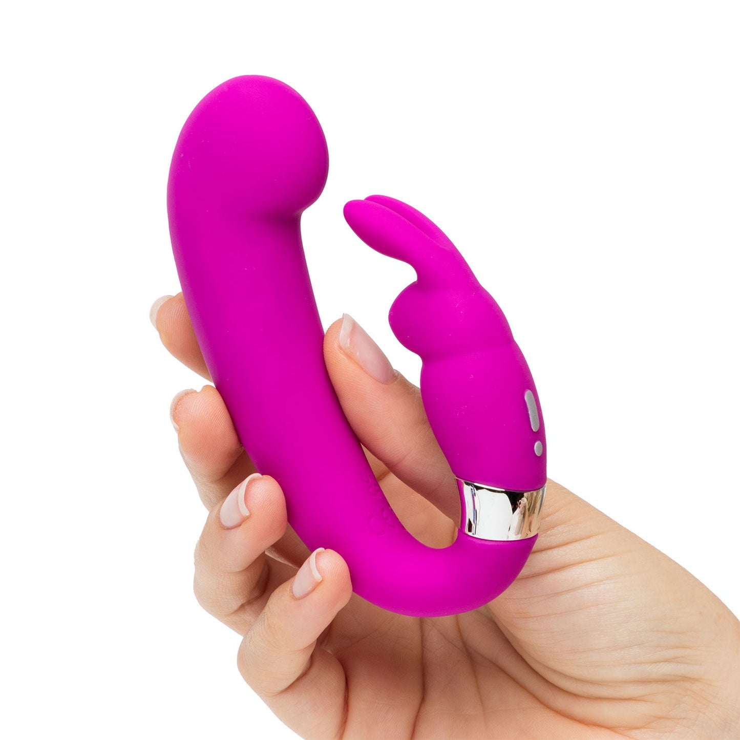 Happy Rabbit - G-spot Clitoral Curve Rechargeable Dual Stimulation Vibrator *