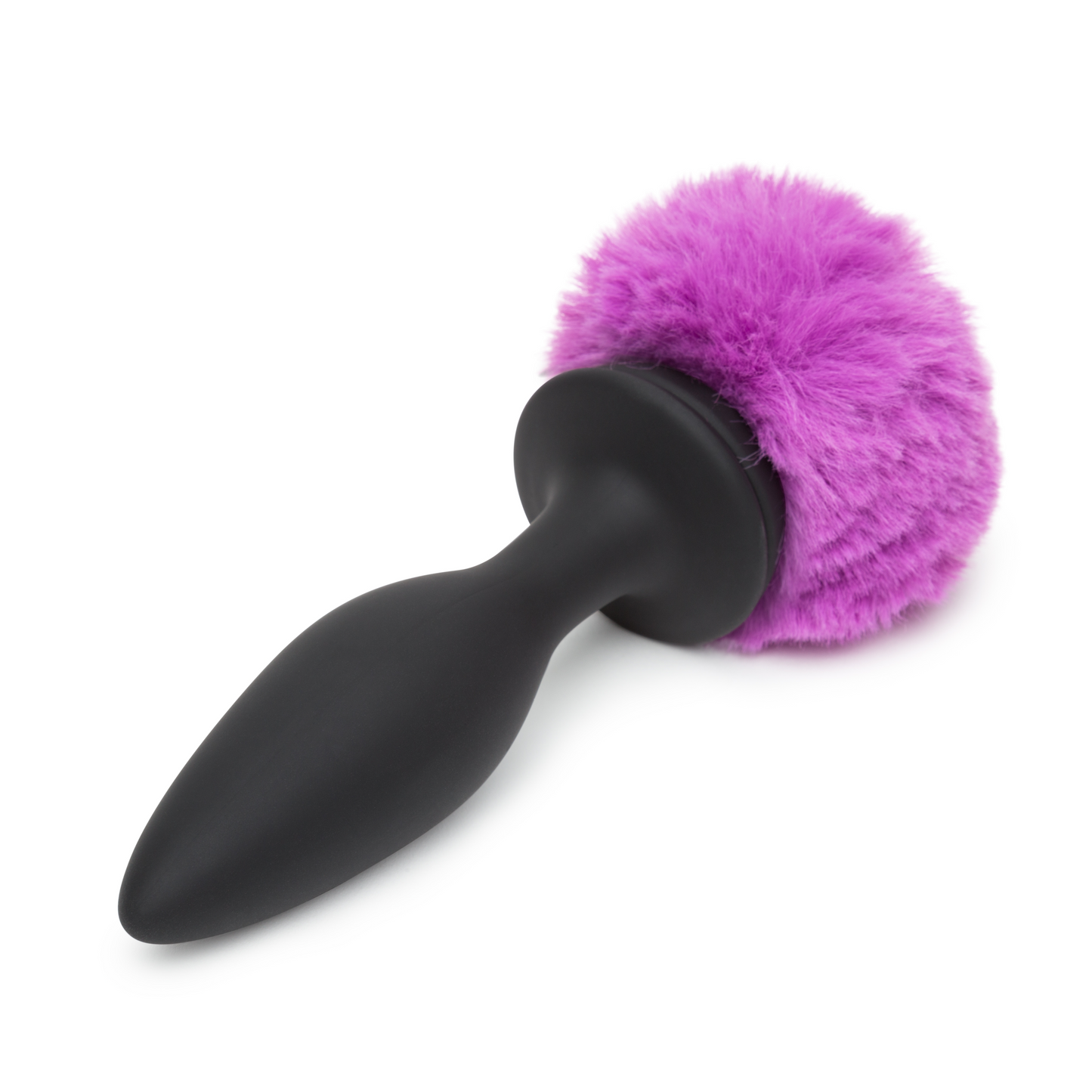 Happy Rabbit - Medium Rechargeable Vibrating Bunny Tail Butt Plug 4.75 Inch