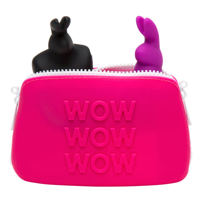 Happy Rabbit - Beg Penyimpan Silikon Zip Kecil Wow