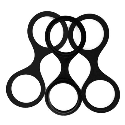The Horny Company - Black Dragon Silicone Bondage Cuff Black