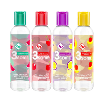 ID Lube - Pelincir 3-dalam-1 Perisa Tembikai 3Some 118ml
