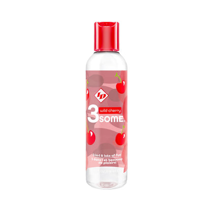 ID Lube - Pelincir 3-dalam-1 Perisa Ceri Liar 3Some 118ml