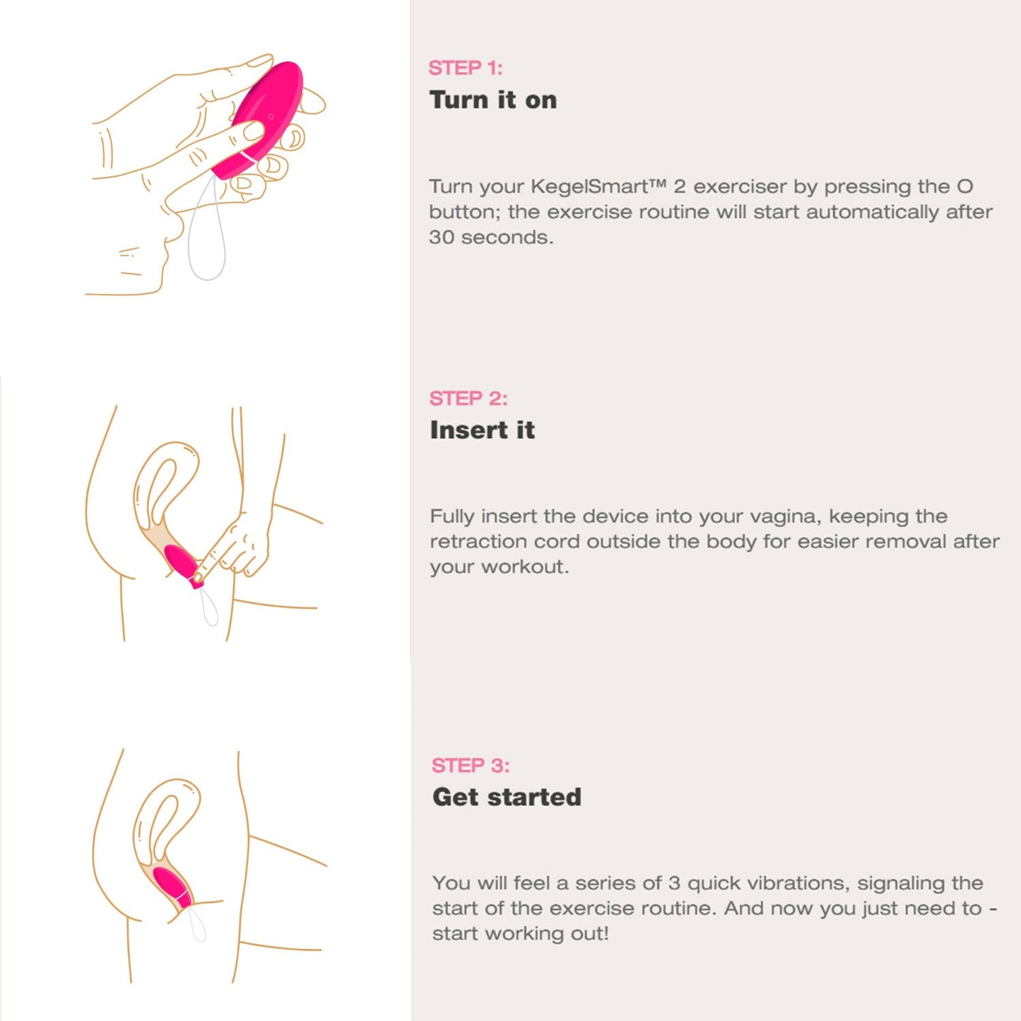Intimina - Kegel Smart 2 Rechargeable Pelvic Trainer
