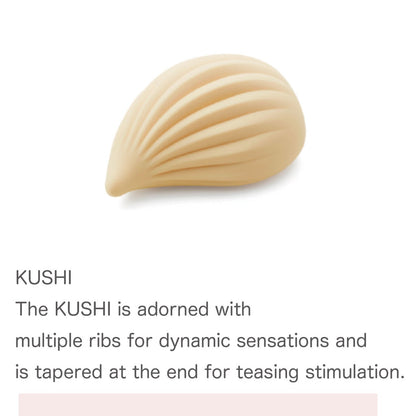 Iroha - Plus Kushi Pengecas Boleh Dicas semula Penggetar Klitoris Silikon